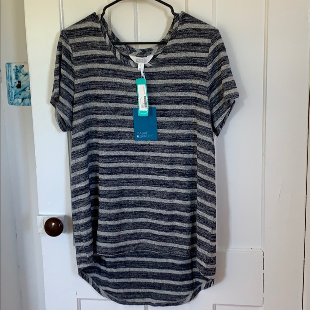 Market & Spruce Juuna Hi-Low Knit Top